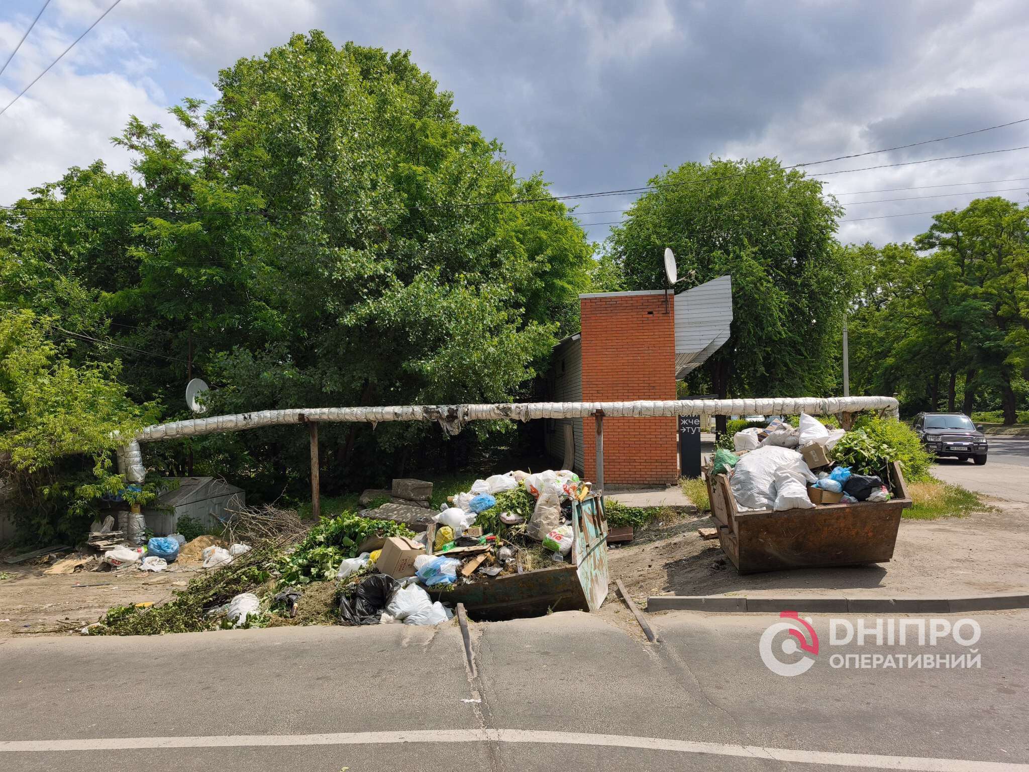 У Дніпрі знову виявили порушників, які викидають будівельне сміття будь-де