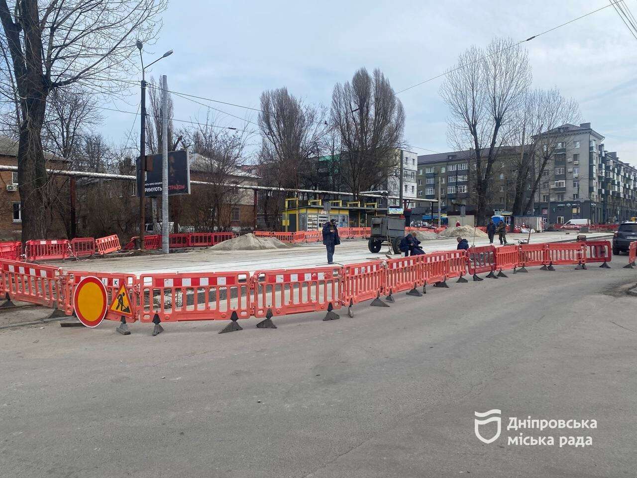 у Дніпрі модернізують трамвайну розв&rsquo;язку на проспекті Богдана Хмельницького