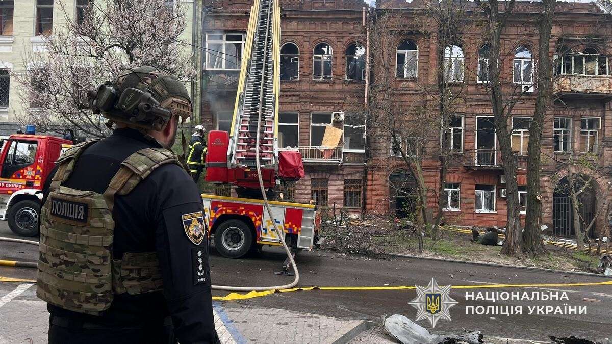 удар по Дніпру 16 квітня