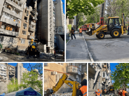 ворожий удар по Дніпру