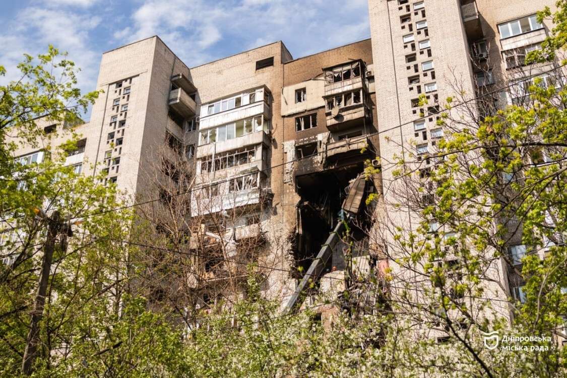 ворожий удар   по Дніпру