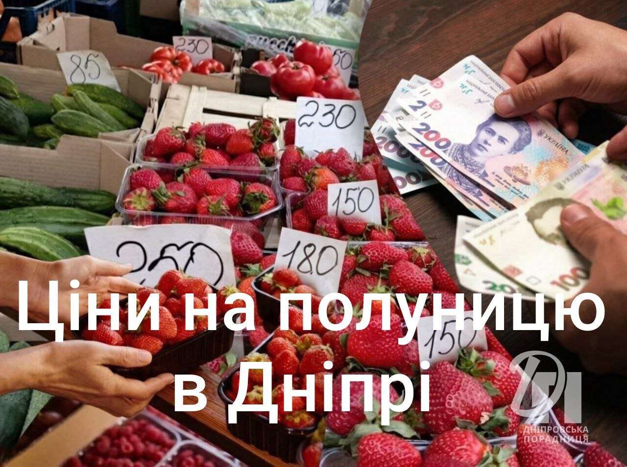 полуниця в Дніпрі