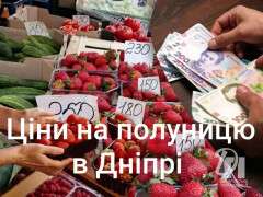 полуниця в Дніпрі