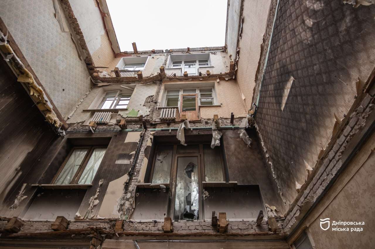 Ворожий удар по Старокозацькій, 65: Дніпро відбудує будинок і забезпечить мешканців матеріальною допомогою з міського бюджету