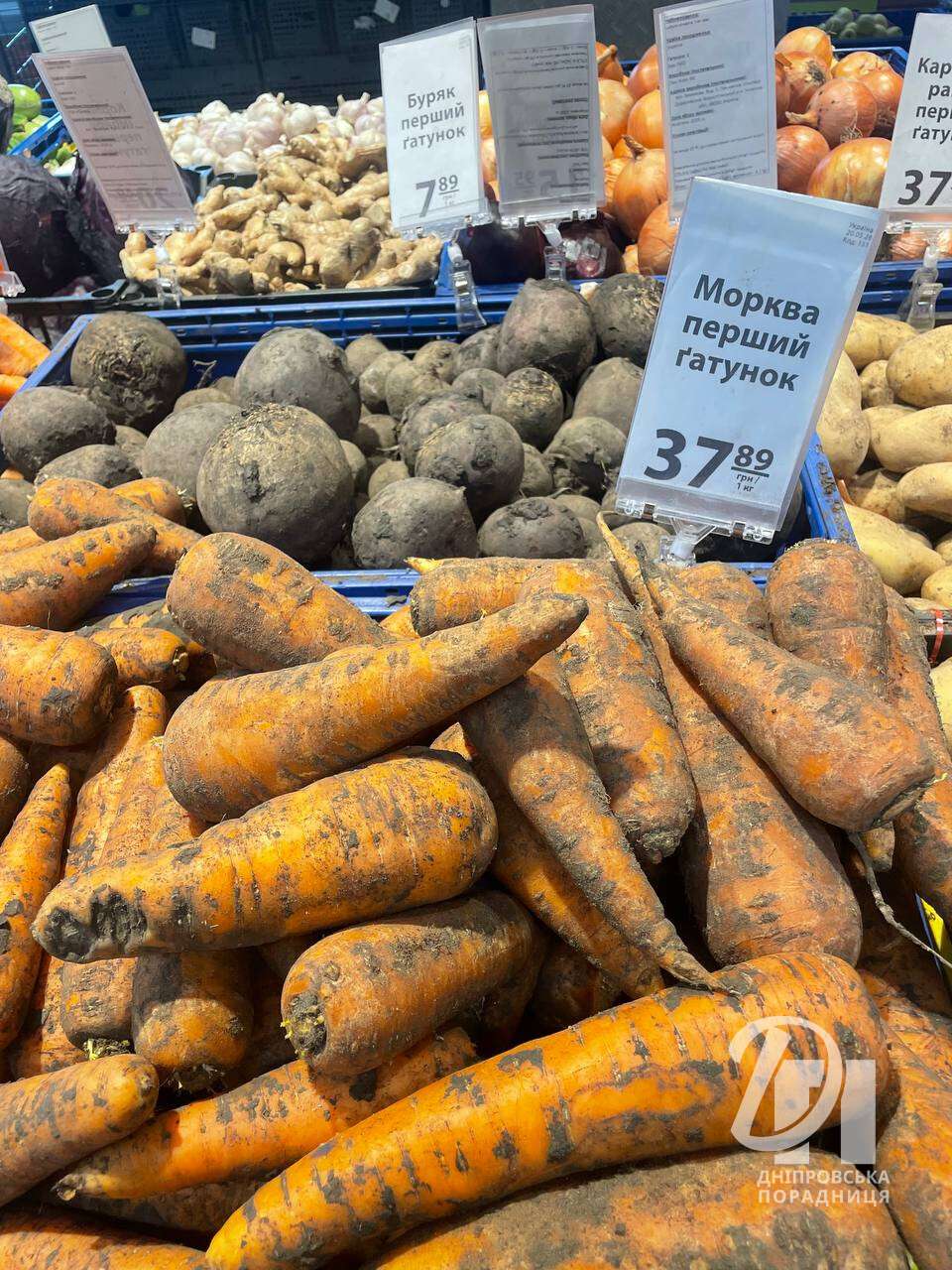 цены на морковь Днепр