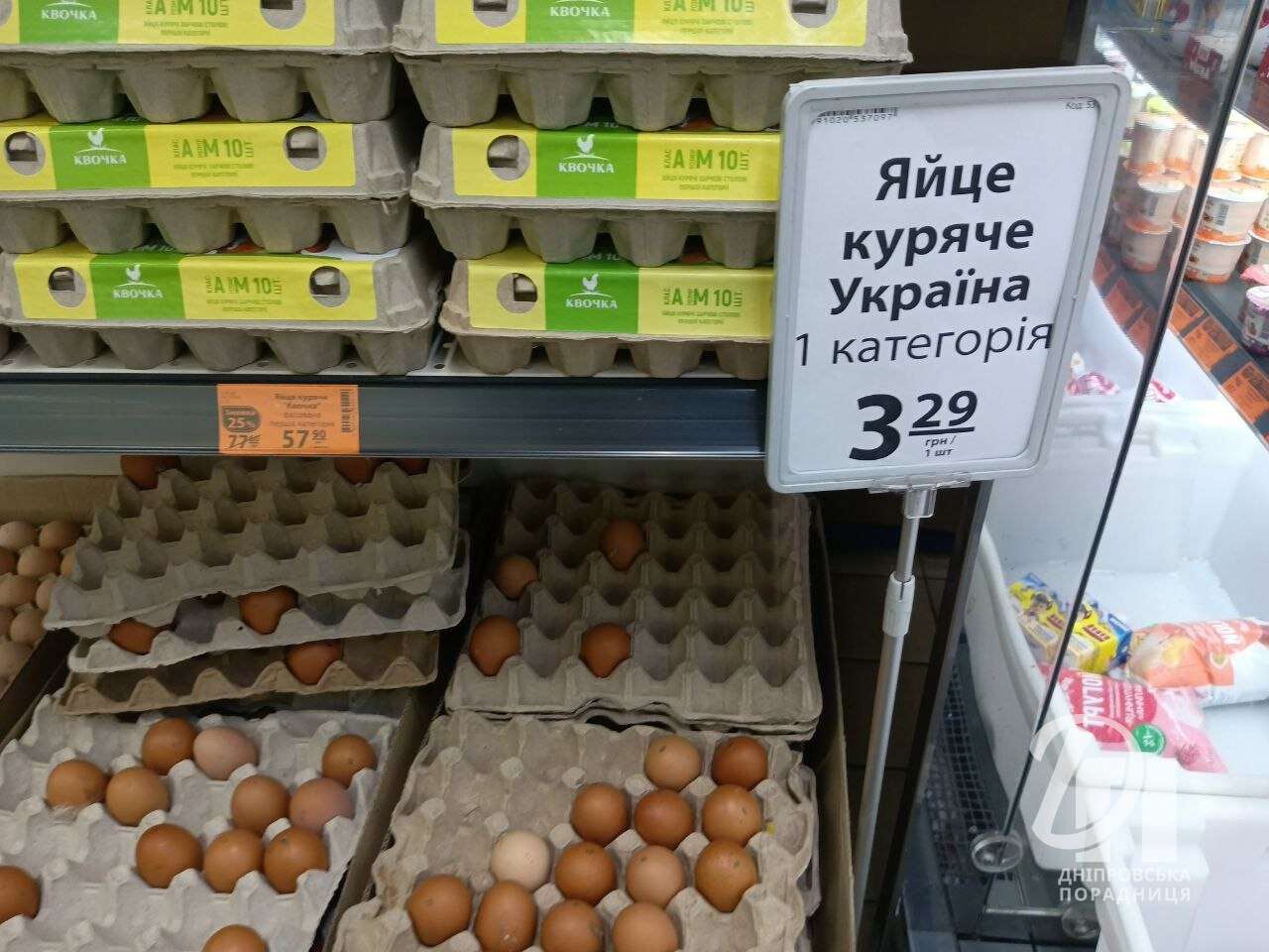 цены на яйца Днепр